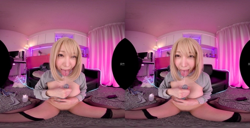 VRPRD-031 【VR】PornLiveStreamer【MIZUKI】ピストンバイブで絶頂ライブ配信中の有名巨乳GALストリーマーとビチョ濡れダダ漏れ生膣自宅オフパコ中出しSEX